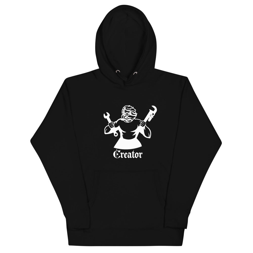 Hoodie ,,Klempner''- Weißdruck