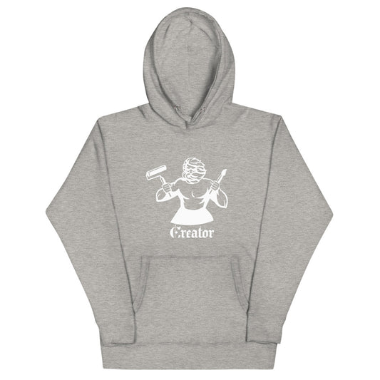 Hoodie ,,Maler''- Weißdruck