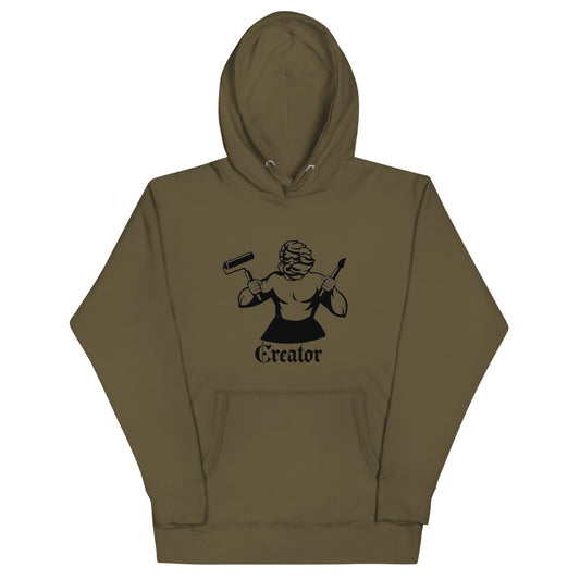 Hoodie ,,Maler''- Schwarzdruck
