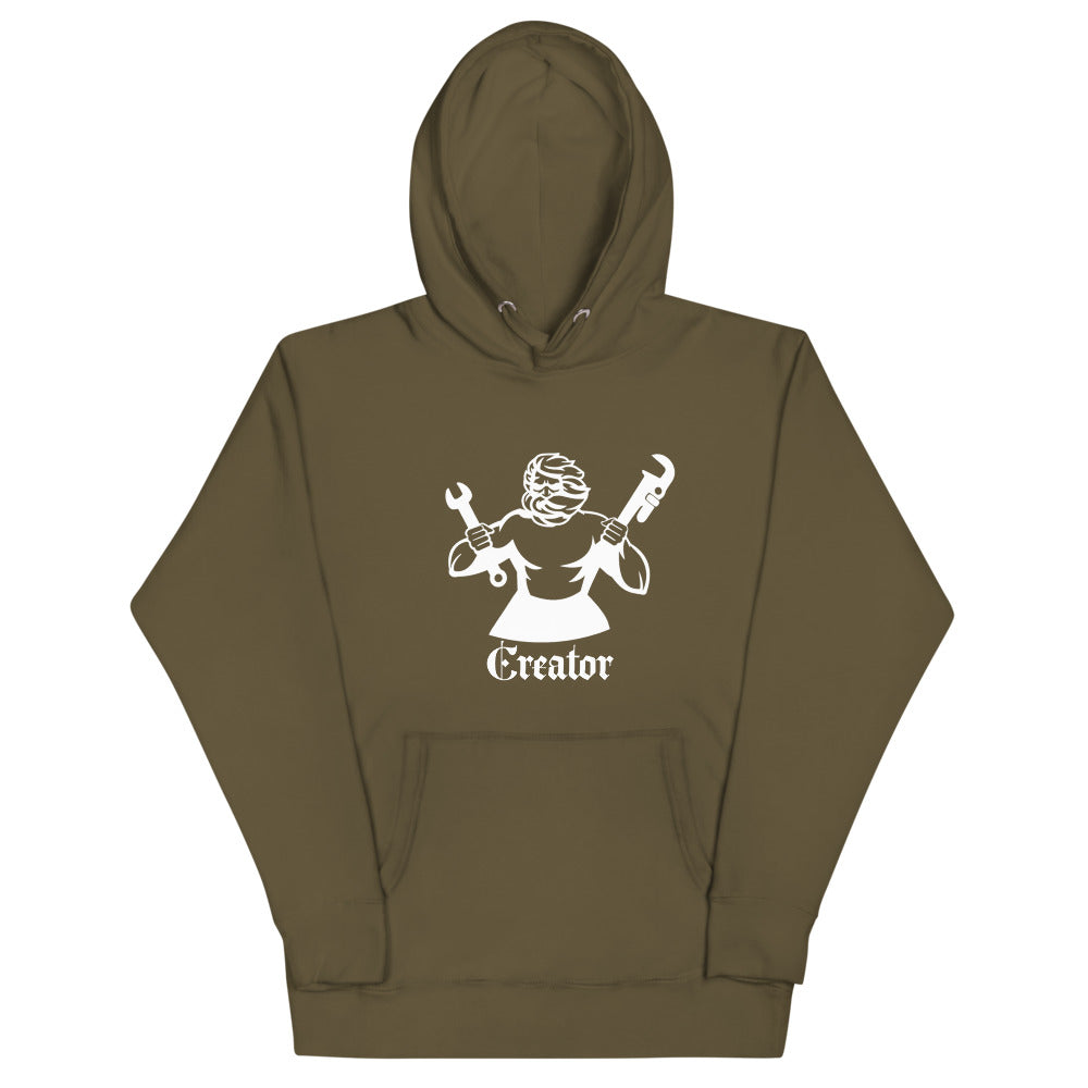 Hoodie ,,Klempner''- Weißdruck