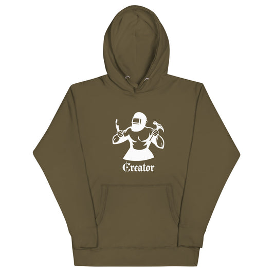 Hoodie ,,Schweißer'' Weißdruck