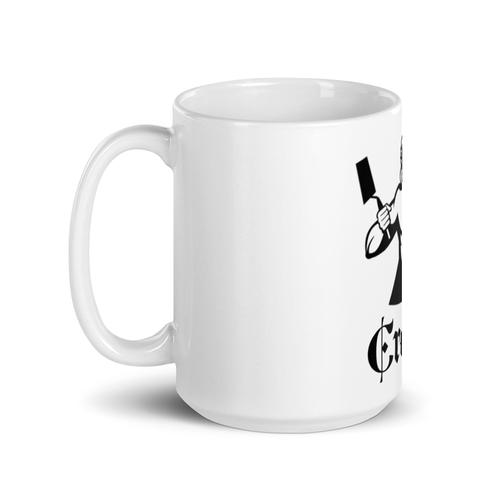 Weiße Tasse ,,Maurer''