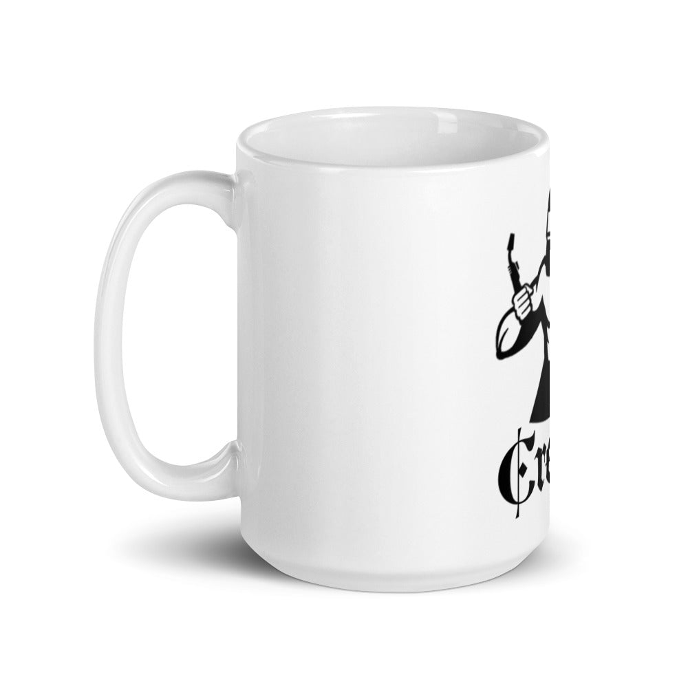 Weiße Xl Tasse ,,Schweißer''