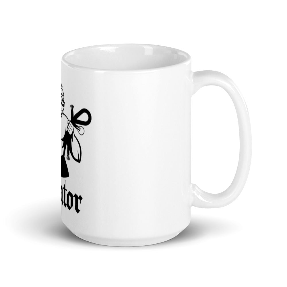 Weiße XL Tasse ,,Elektriker''