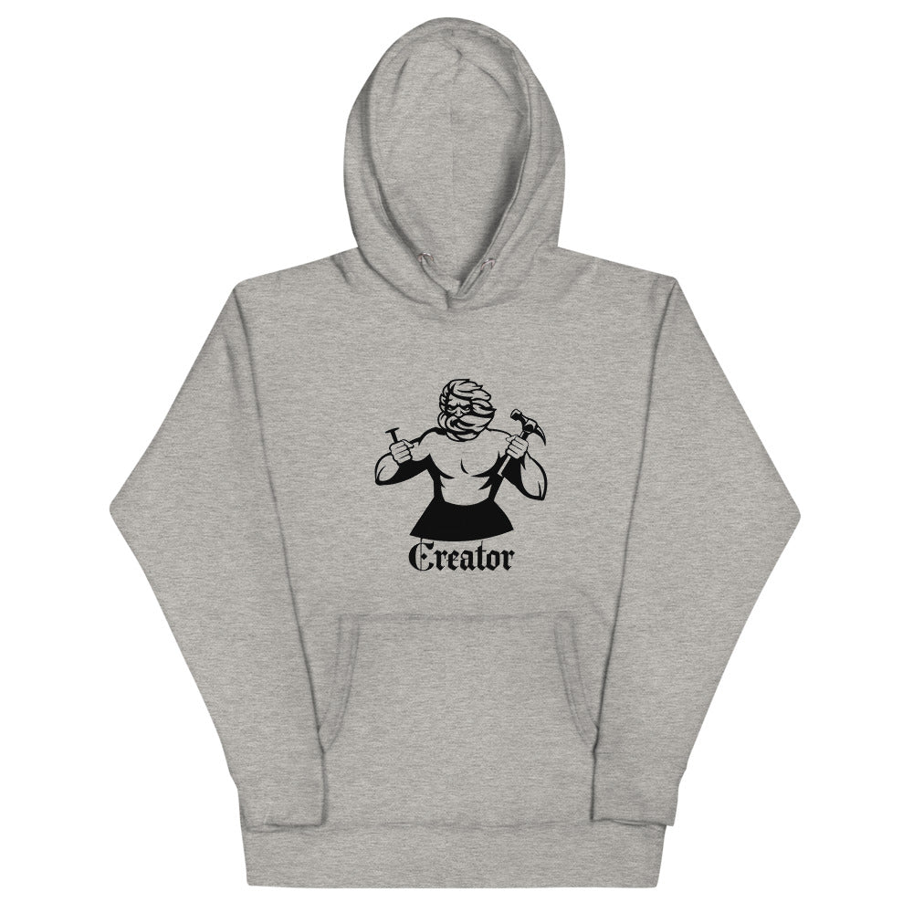Hoodie ,,Heimwerker''- Schwarzdruck