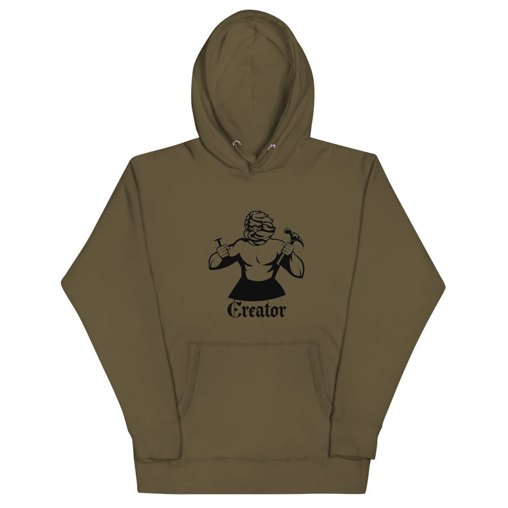 Hoodie ,,Heimwerker''- Schwarzdruck