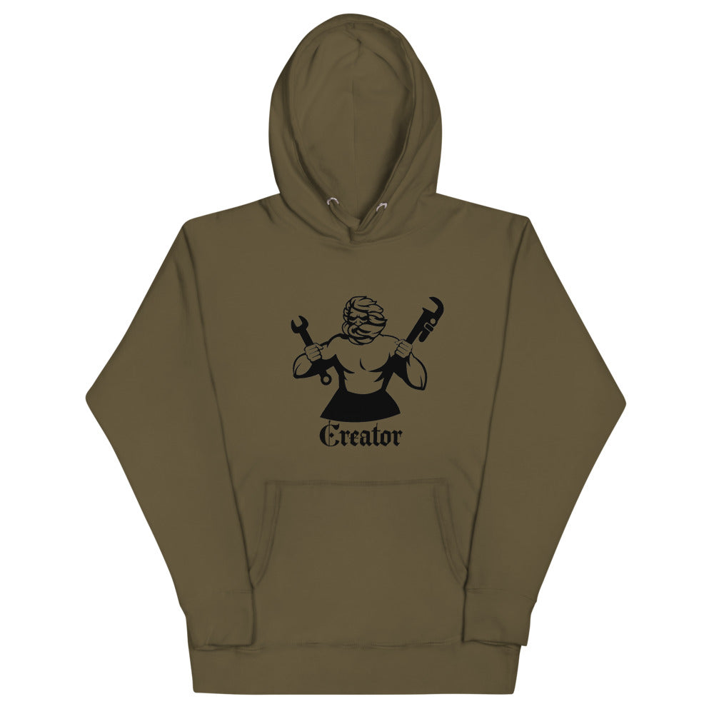 Hoodie ,,Klempner''- Schwarzdruck