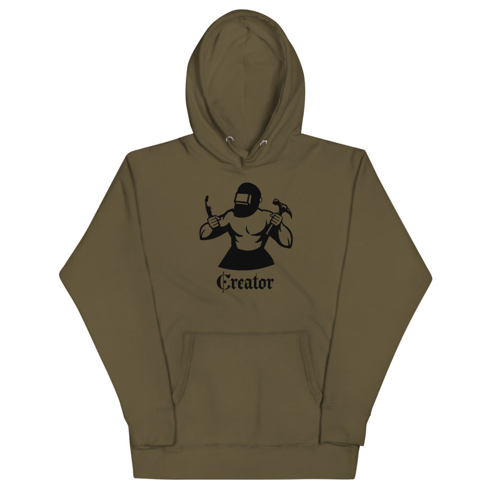 Hoodie ,,Schweißer'' Schwarzdruck
