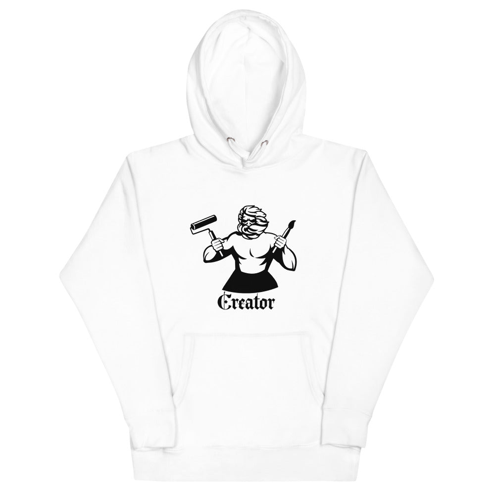 Hoodie ,,Maler''- Schwarzdruck