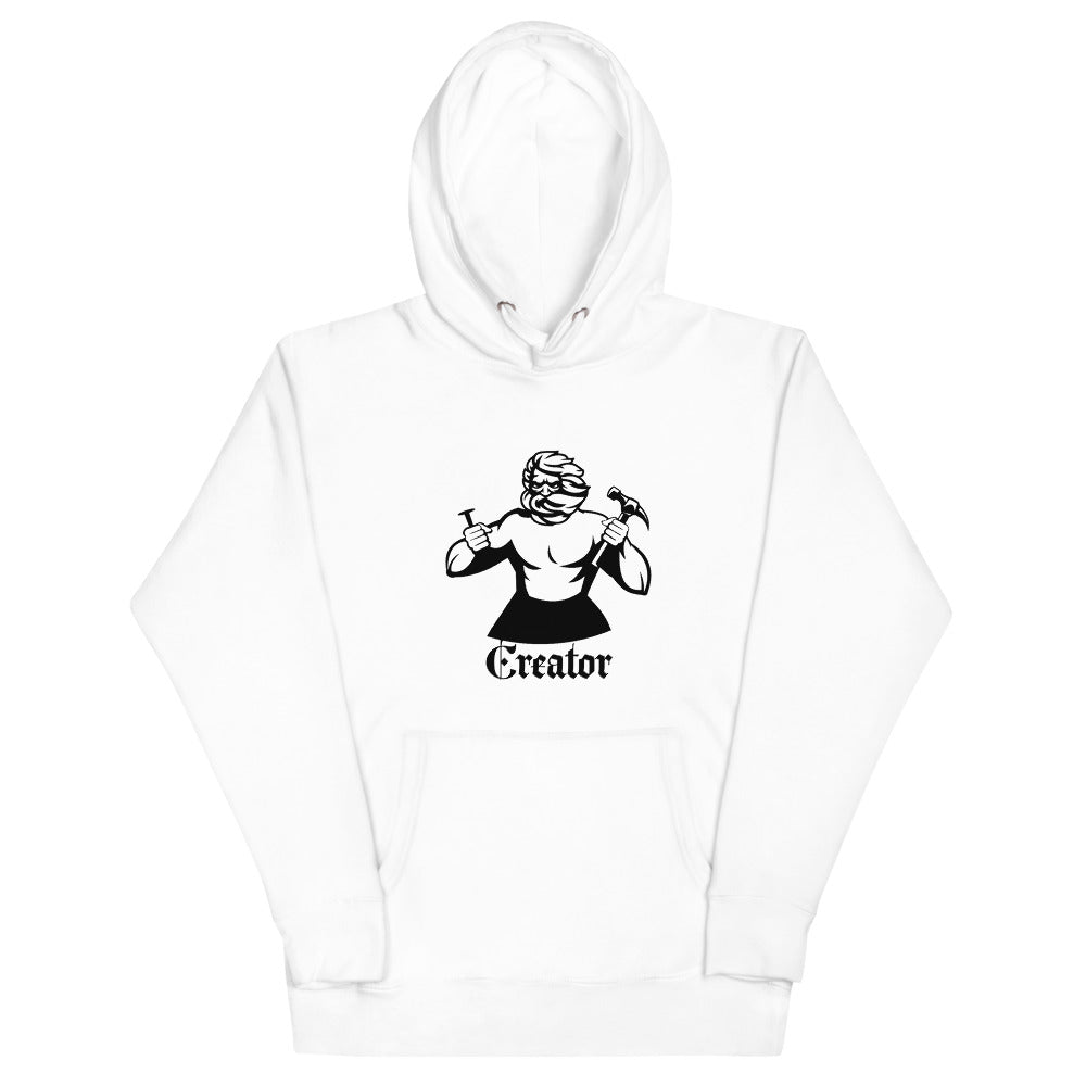 Hoodie ,,Heimwerker''- Schwarzdruck