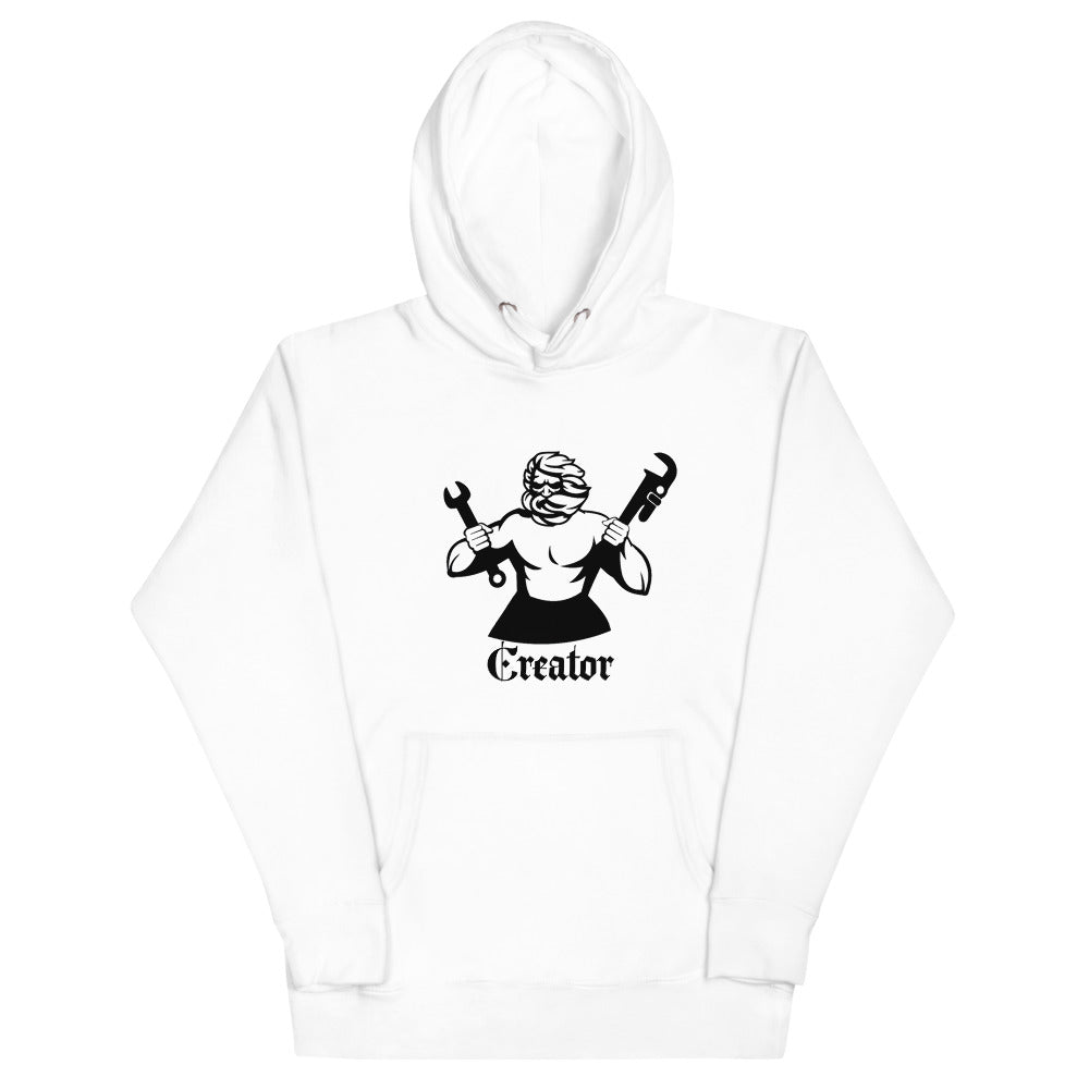 Hoodie ,,Klempner''- Schwarzdruck